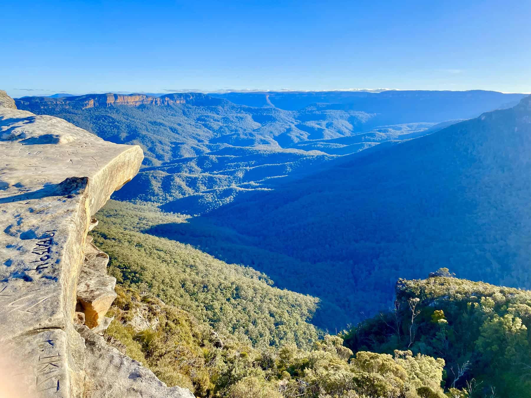 23. Lincoln’s Rock cliff view